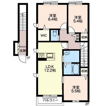 グリナージュの間取り