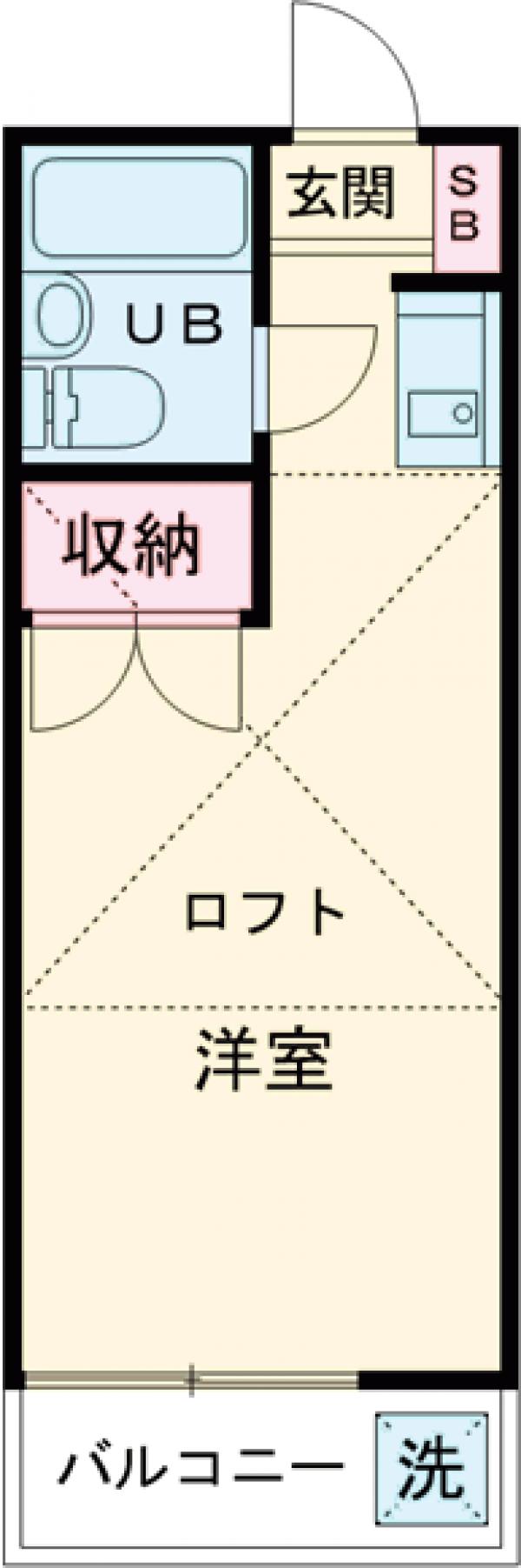 コーポハイビスカスの間取り