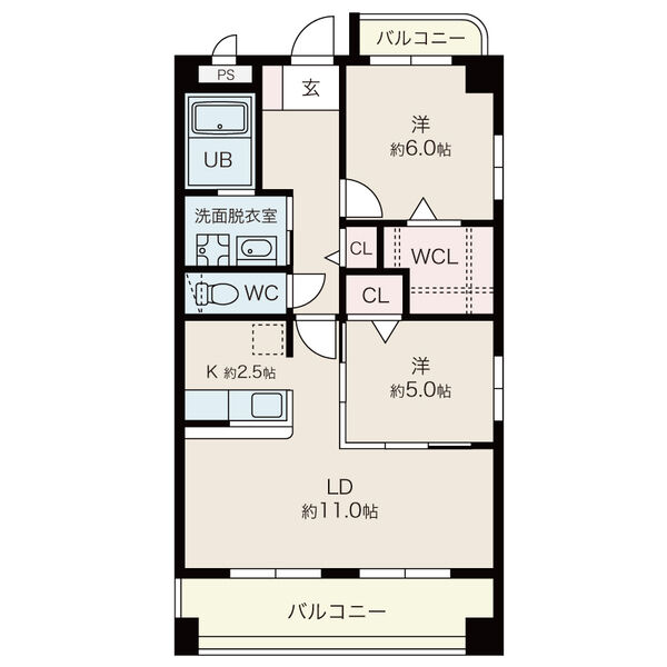 サンファミリアの間取り