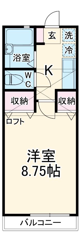 ハイツワールドの間取り