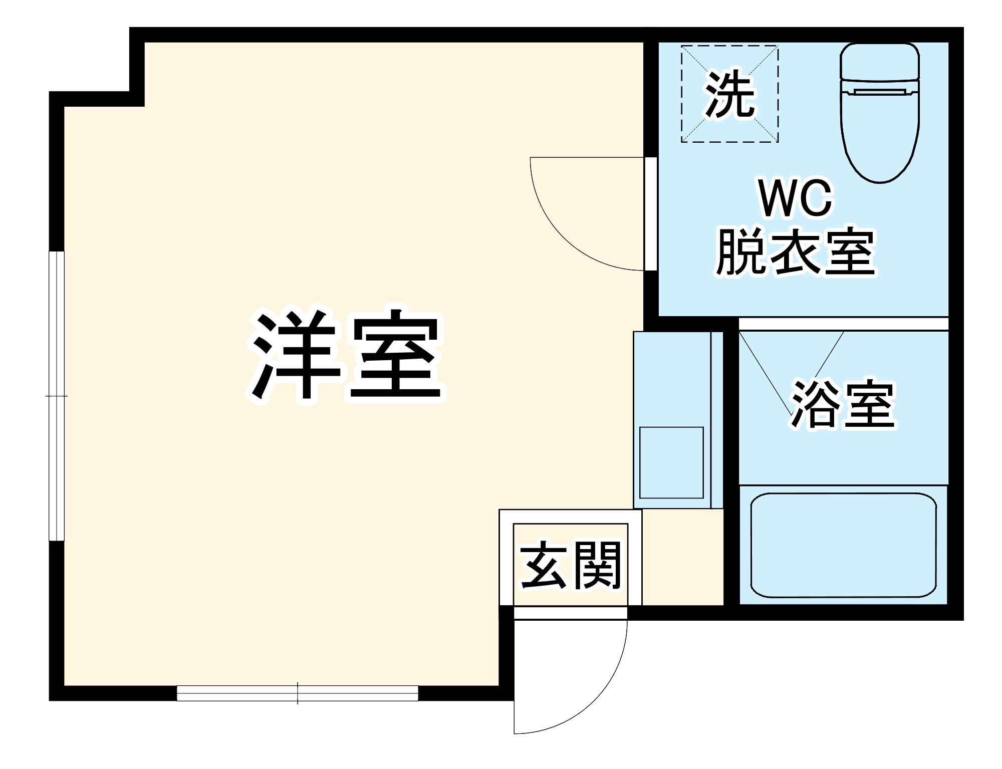 ヴィラフローラルⅡの間取り