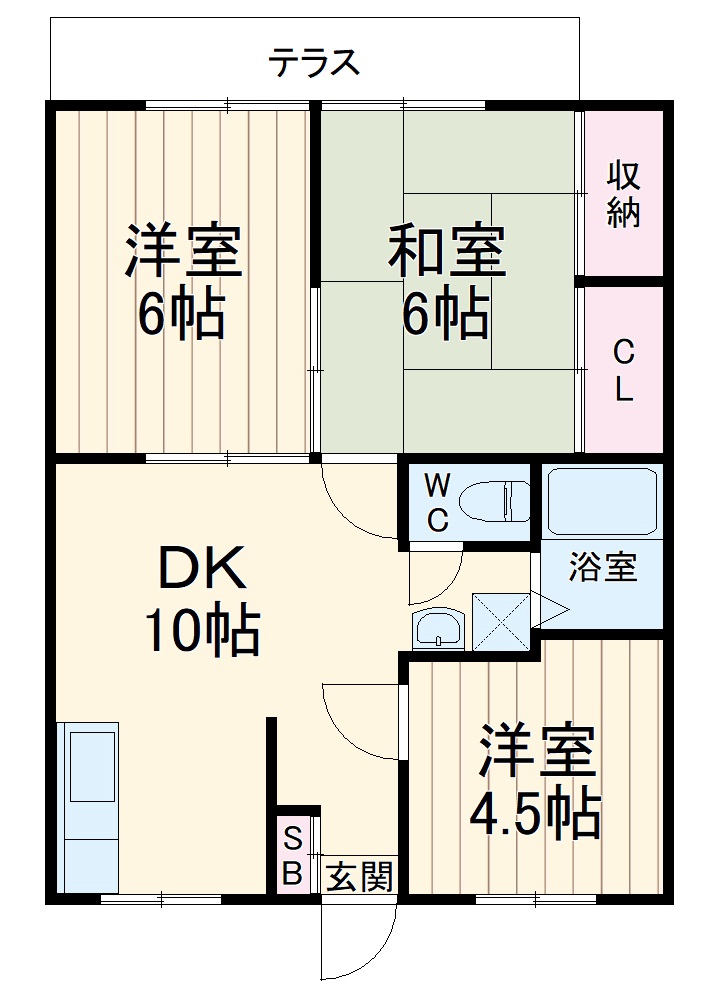 ジュネスハラダの間取り
