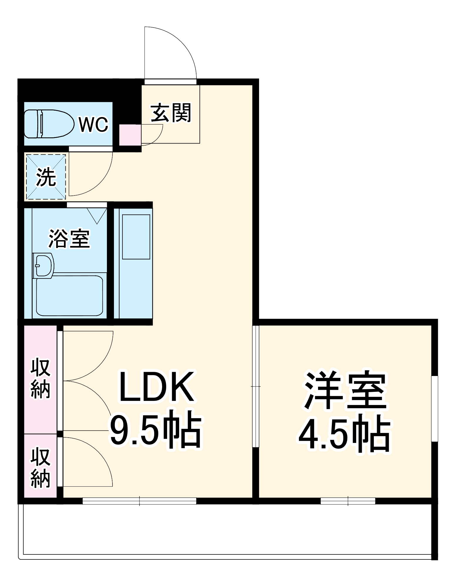 レオパレスリッツの間取り