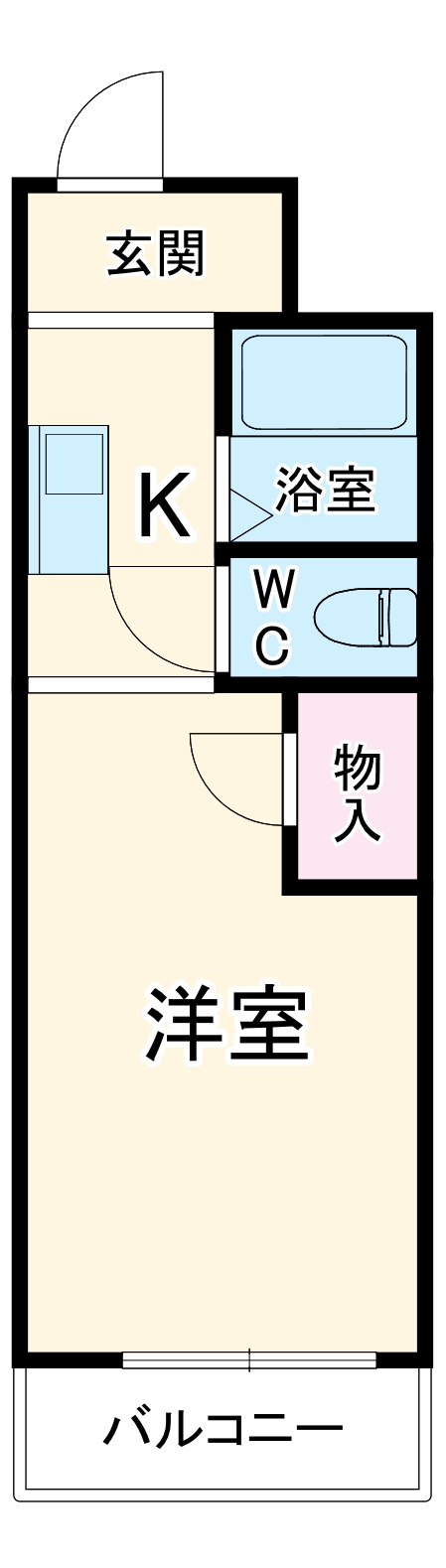 ヤングビレッジMAKIの間取り