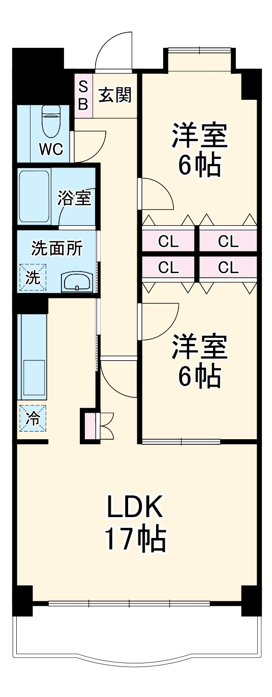 リーフマンション　グランディアの間取り