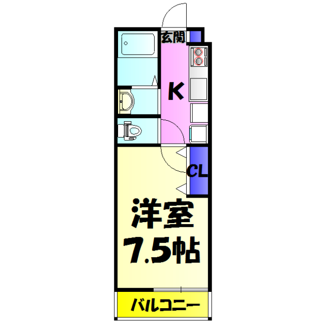 ファースト稲毛の間取り