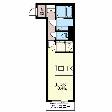 Tブリッジアベニューの間取り