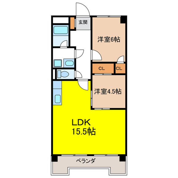 リエス豊田浄水の間取り