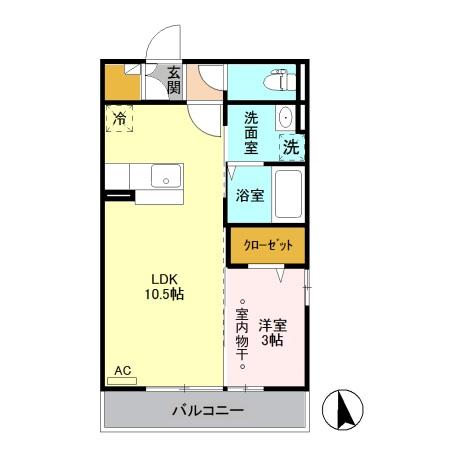 ライデンハイツ Ⅱの間取り