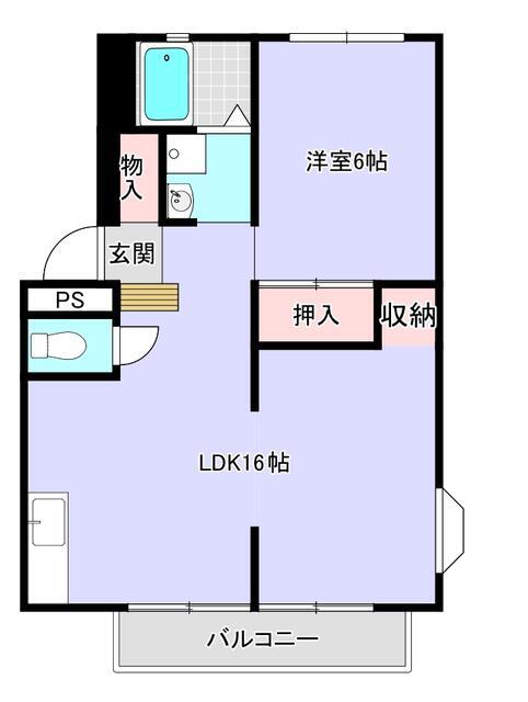 ハイム矢部の間取り