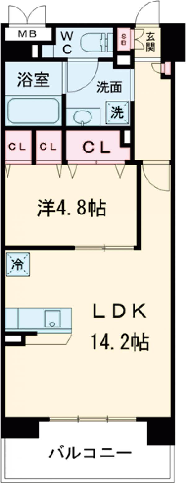 エストレリータ新宿落合の間取り