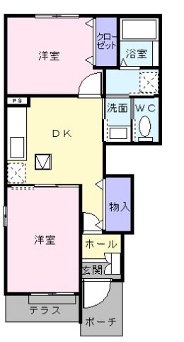 クレストヒルズⅡの間取り