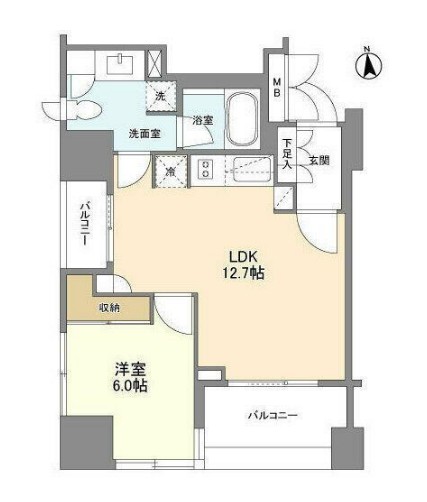 LaSante麻布十番の間取り