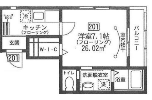 Cozy Perchの間取り