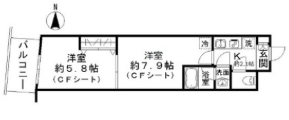 ホワイトカウンティ富士見台の間取り