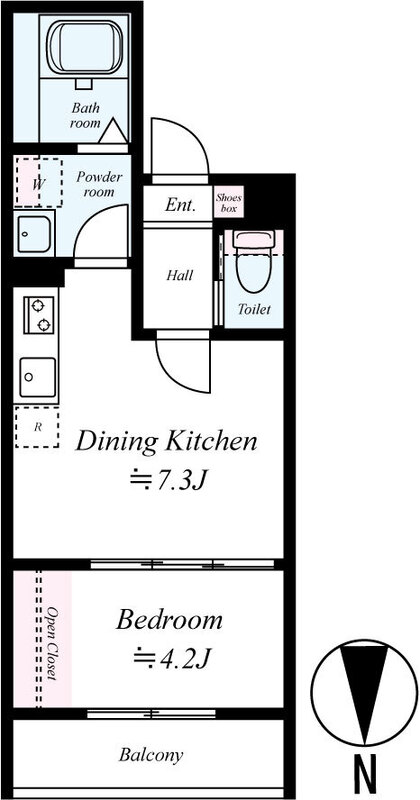 GRADUS平塚Ⅱの間取り
