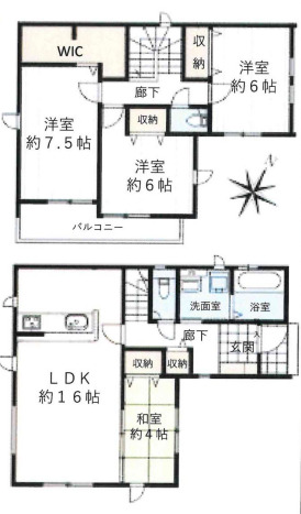 桶川市加納戸建 22の間取り