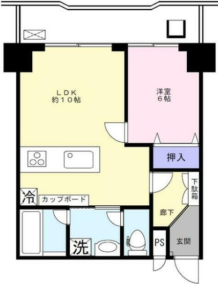 朝日江戸川橋マンションの間取り