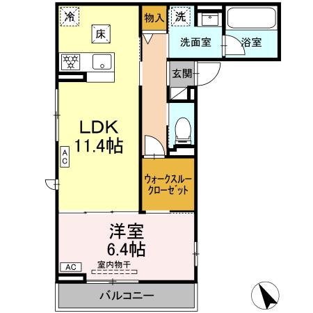 アビタシオンLの間取り