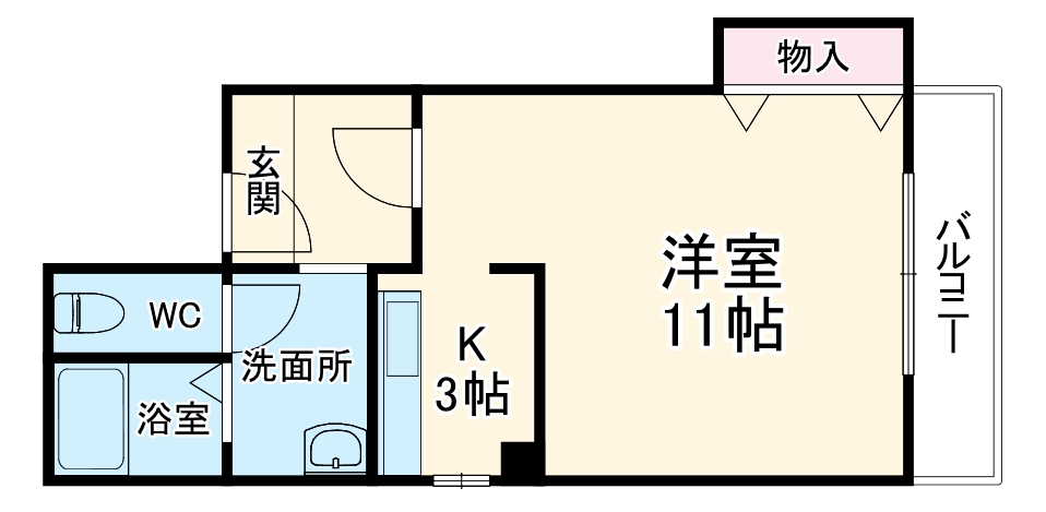 アルテハイム四条大宮の間取り