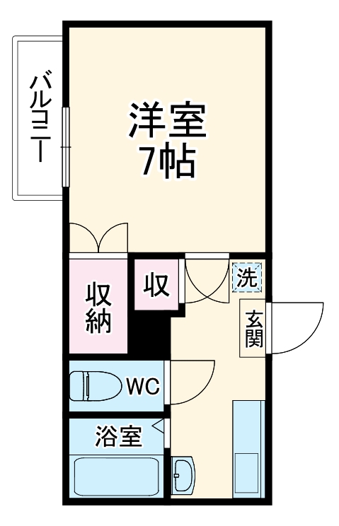 パレスユキの間取り