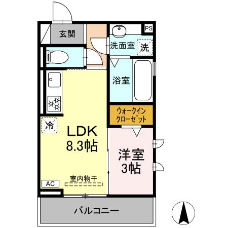 D-square花田二番町の間取り