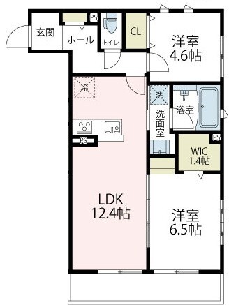 ヴァローレⅢの間取り