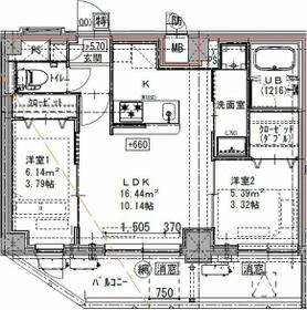 GENOVIA六町の間取り