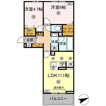 シャンティの間取り