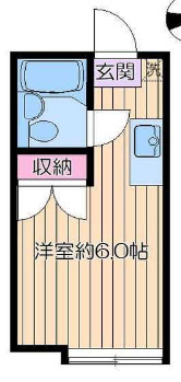 キャピタル北綾瀬Aの間取り