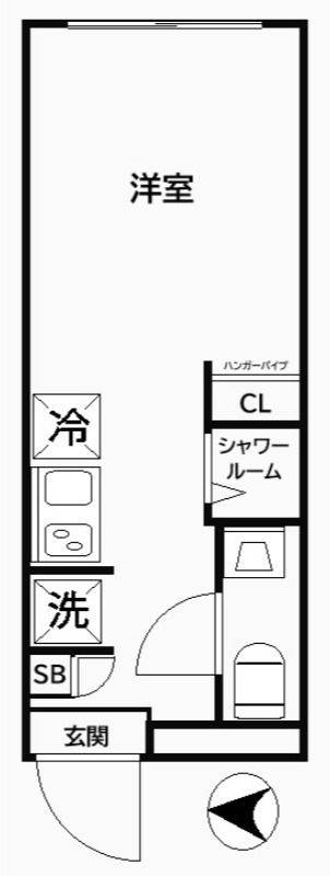 CREAL王子Southの間取り