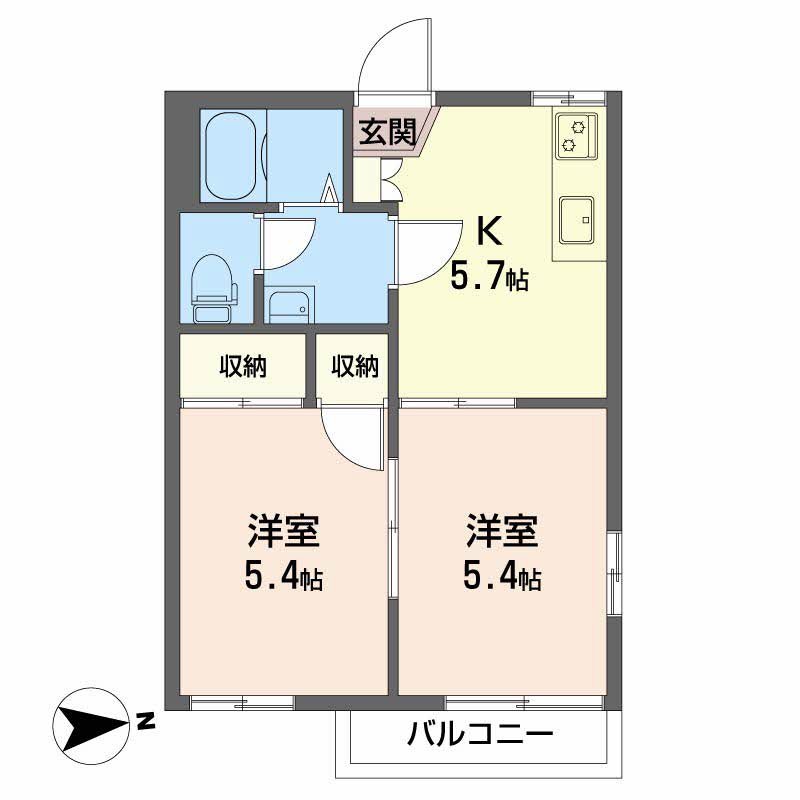 フレグランス恵の間取り