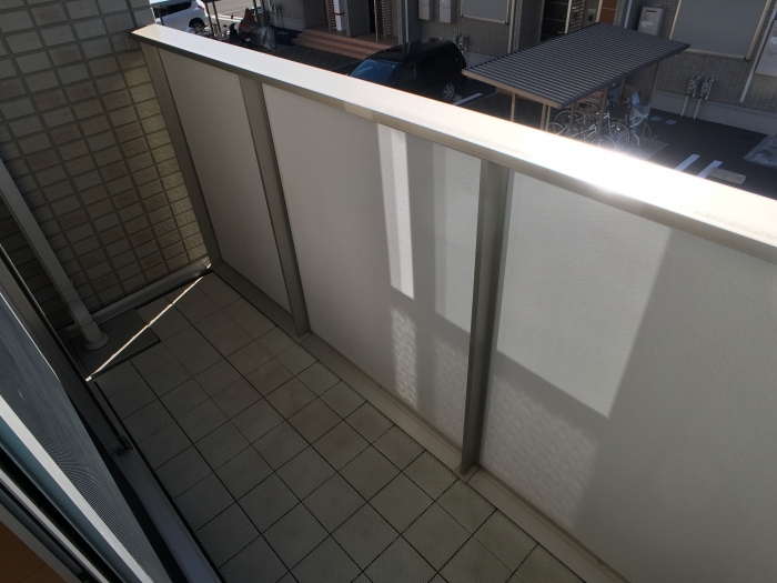 12/26 バルコニー