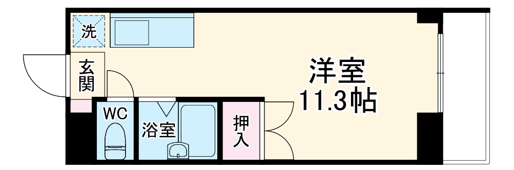 タイドプールマンションの間取り