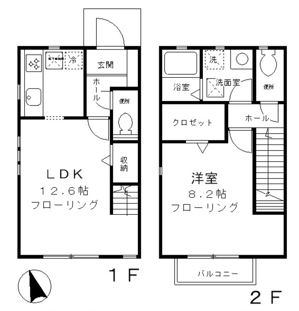 ハウス丸山台の間取り