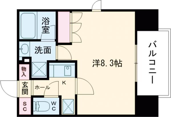 ZOOM池袋Westの間取り