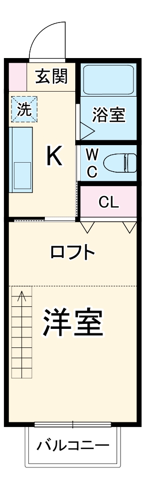 グレースBの間取り