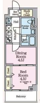 ARKMARKお花茶屋の間取り