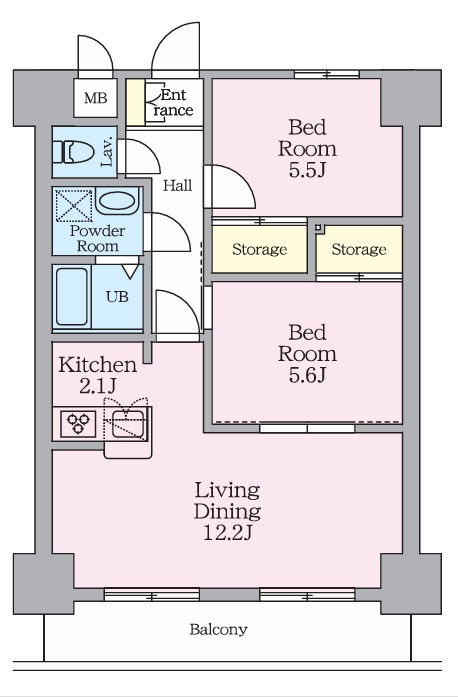ライブ・トピア八王子の間取り