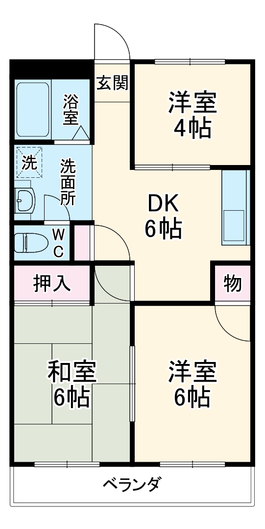 第2みたけ台ハイツの間取り