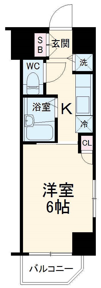 リヴシティ横濱新川町の間取り