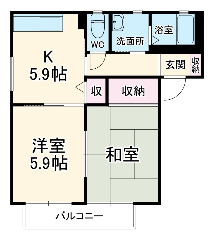 グランシード前原壱番館の間取り