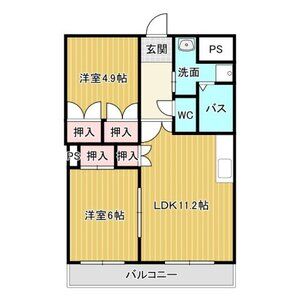 ローズビレッジの間取り