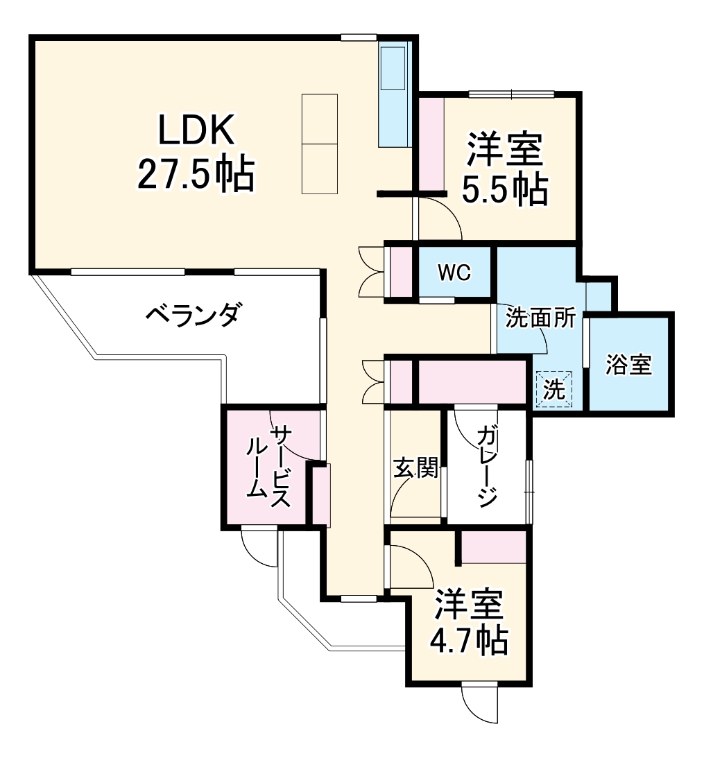MOTHER吹上の間取り