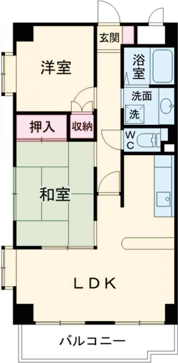 エフ・ワンマンションの間取り