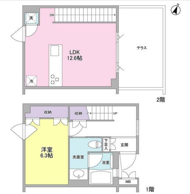Arte 哲学堂の間取り