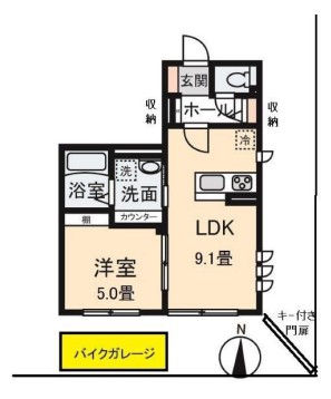 クレールムサシの間取り