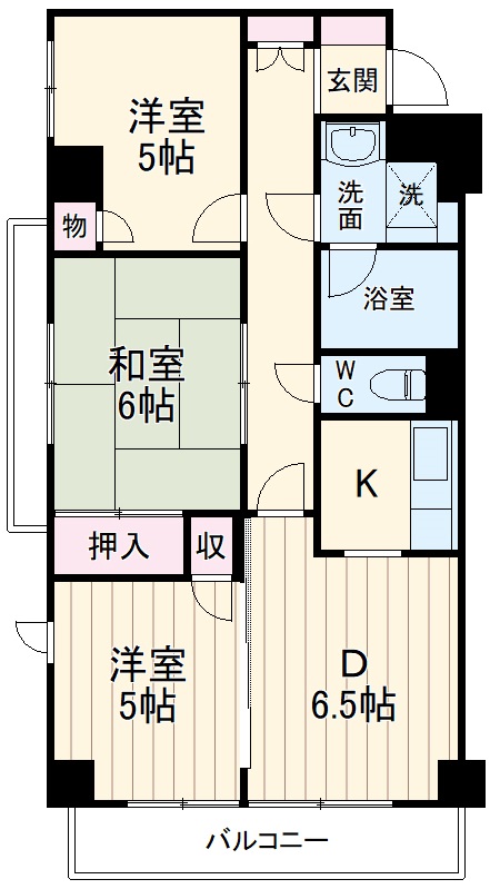 ヴィアーレ鹿沼台の間取り
