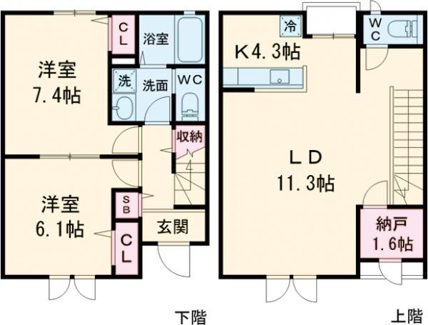 さくらテラスの間取り