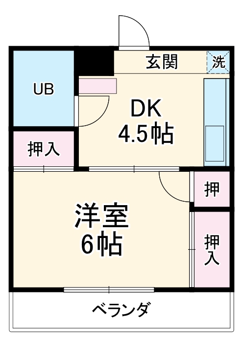 リバーサイドハイツの間取り
